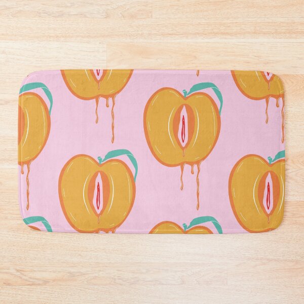Item preview, Seamless pattern with Fruit with outlines female labia designed and sold by Innamalinka.