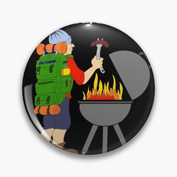 Item preview, Dad hiking bbq legend fathers day designed and sold by SoulTrekking.