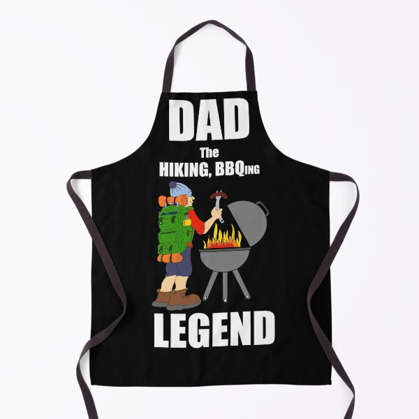 Item preview, Dad hiking bbq legend fathers day designed and sold by SoulTrekking.