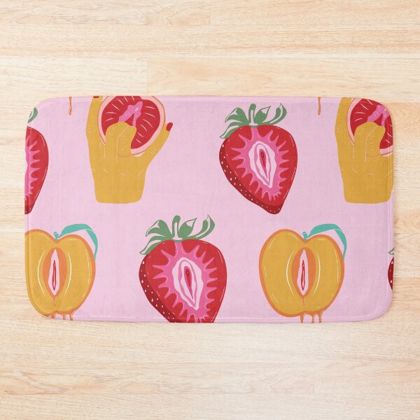 Item preview, Copy of Seamless pattern with Fruit with outlines female labia designed and sold by Innamalinka.