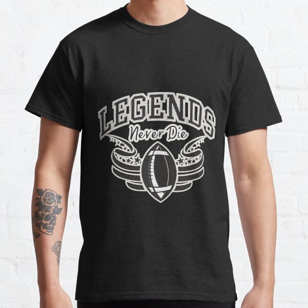 Legends Never Die Black Boyfriend Tee — Kid Dangerous