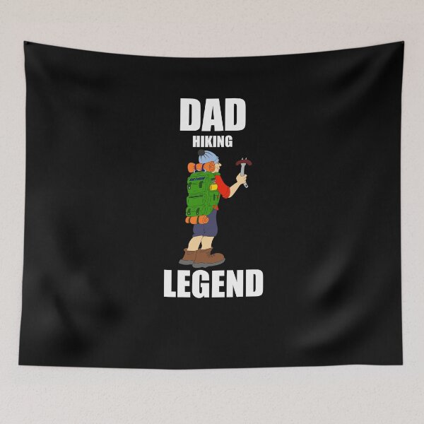 Item preview, Dad hiking bbq legend fathers day designed and sold by SoulTrekking.