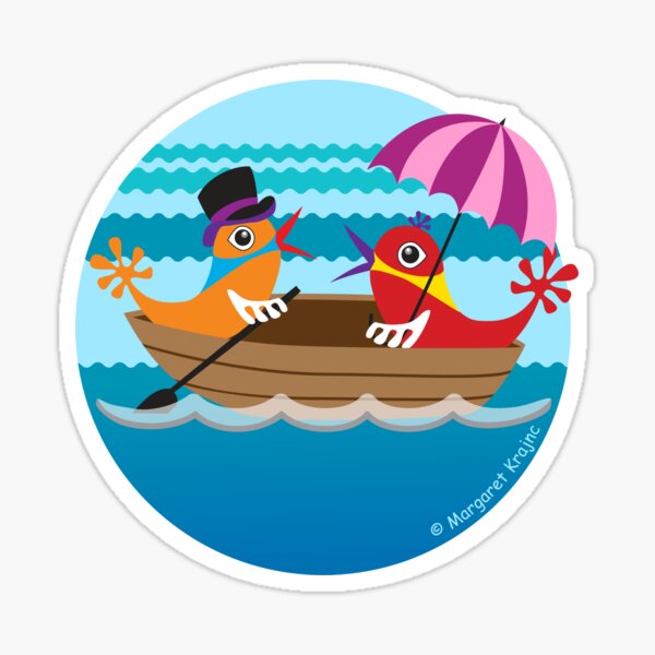 Love Birds Sticker