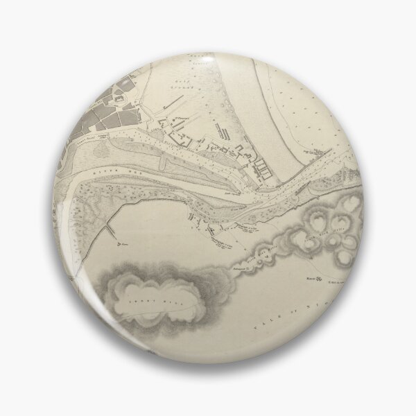 Item preview, Vintage Aberdeen Harbor Scotland Map (1843)  designed and sold by BravuraMedia.