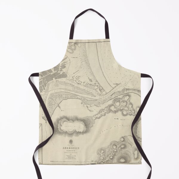Item preview, Vintage Aberdeen Harbor Scotland Map (1843)  designed and sold by BravuraMedia.