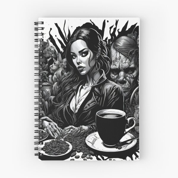 Item preview, #8 Coffee dark noir art designed and sold by shadowartsss.