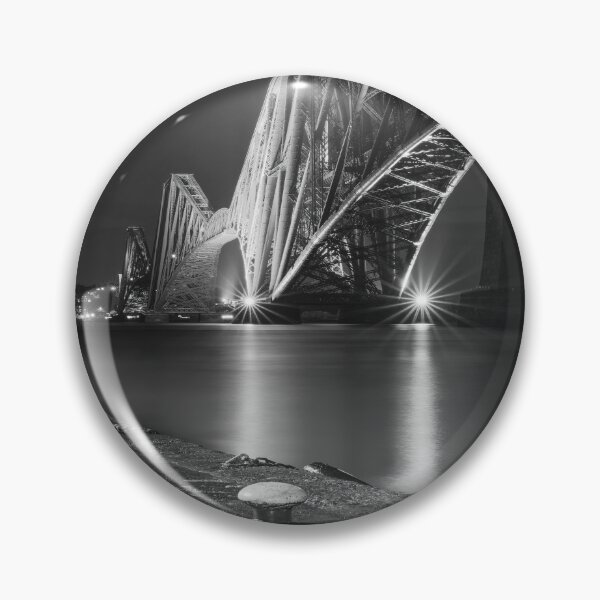 Item preview, The Forth Bridge at night in Black and White  designed and sold by TMcG72.