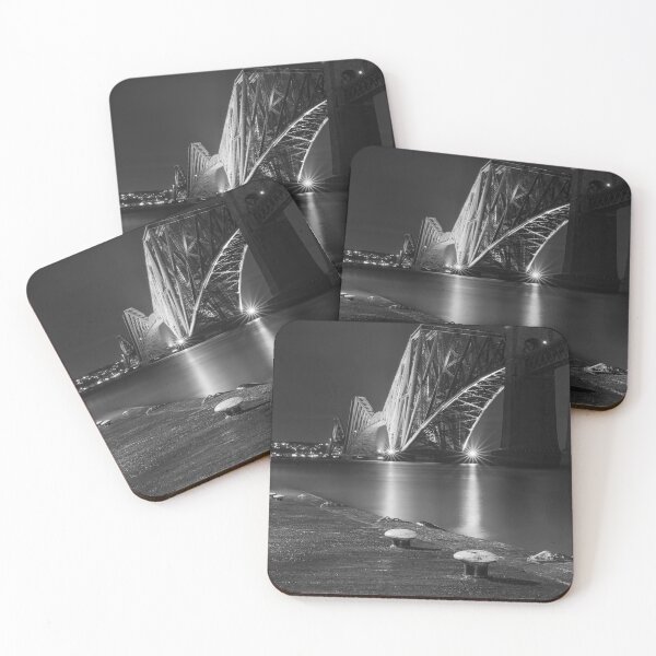Item preview, The Forth Bridge at night in Black and White  designed and sold by TMcG72.