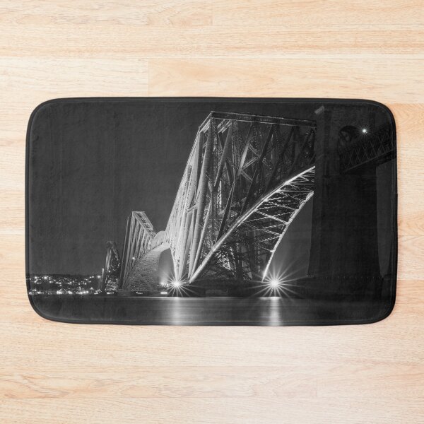 Item preview, The Forth Bridge at night in Black and White  designed and sold by TMcG72.