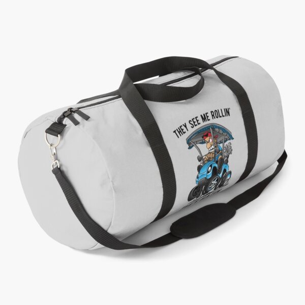 Item preview, They See Me Rollin' They Hatin' Funny Golf Cart Cartoon designed and sold by hobrath.