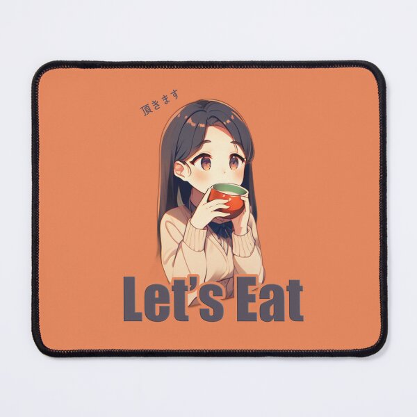 Item preview, Let's Eat in Japanese Itadakimasu 頂きます designed and sold by Noodle Doodle.