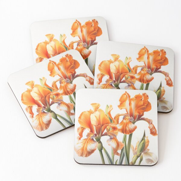 Item preview, Orange Irises designed and sold by Vanover Designs.