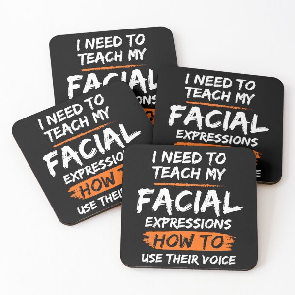 Item preview, I Need To Teach My Facial Expressions How To Use Their Voice designed and sold by mu-art.