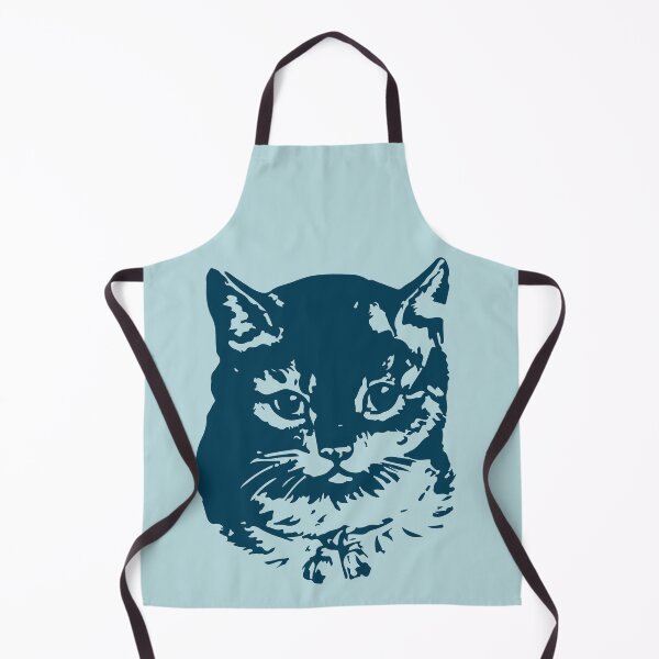 Item preview, Blue cat vintage chromo designed and sold by mesreveries.