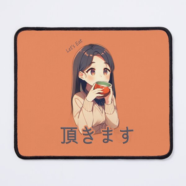 Item preview, Let's Eat in Japanese Itadakimasu 頂きます designed and sold by Noodle Doodle.