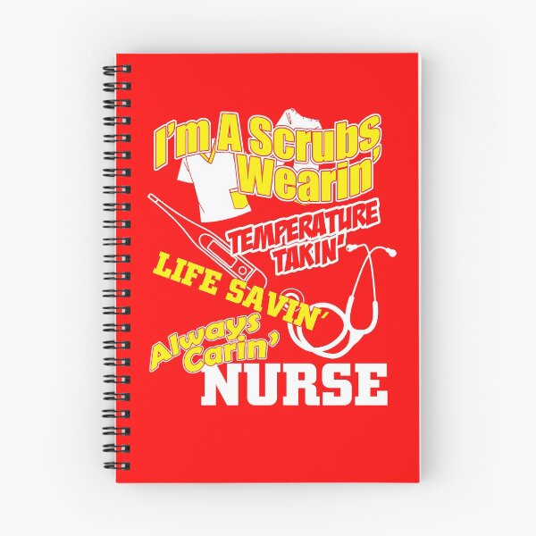 Item preview, I'm A Scrubs Wearin'. Temperature Takin', Life Savin', Always Carin' NURSE! designed and sold by flipper42.