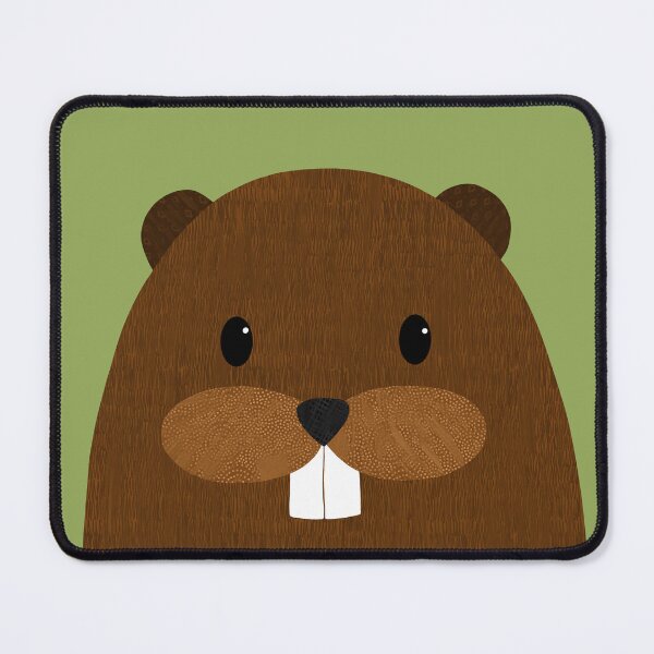 Item preview, Cute Beaver Face with Big Buck Teeth designed and sold by Shiny Happy World.