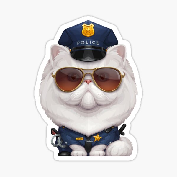 Police Hd Transparent, Police Cat, Cute, Cat, Funny PNG Image For Free  Download