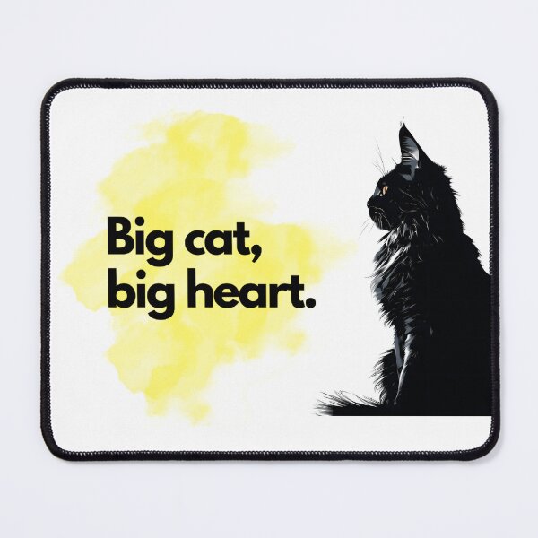 Item preview, Charming Black Cat | Big cat, Big heart designed and sold by Broskan.