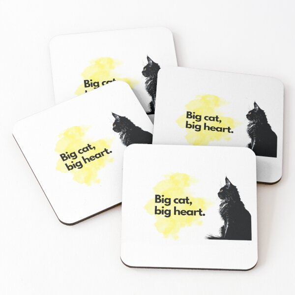 Item preview, Charming Black Cat | Big cat, Big heart designed and sold by Broskan.
