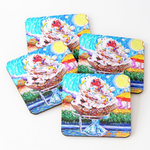 Item preview, VAN Gough Ice Cream Art  designed and sold by BreUniqueShop.
