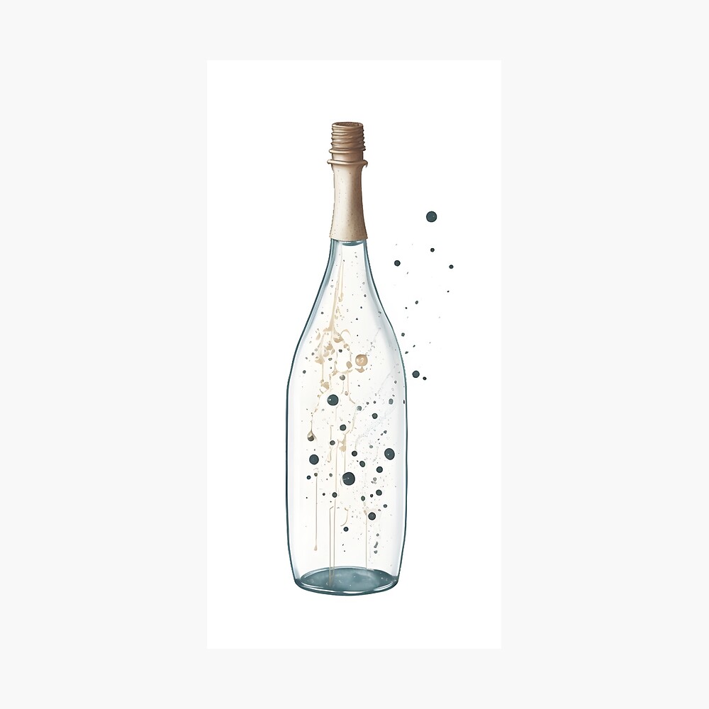 Aesthetic Boho Wine Glass Art Board Print for Sale by Cravio