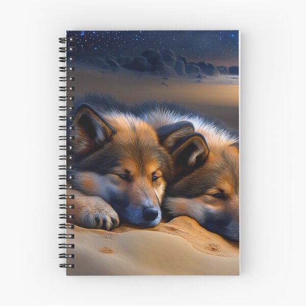 Item preview, Wolfdogs On The Beach designed and sold by Nocturne  Paws.