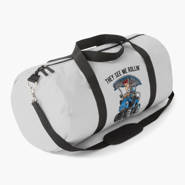 Item preview, They See Me Rollin' They Hatin' Funny Golf Cart Cartoon designed and sold by hobrath.