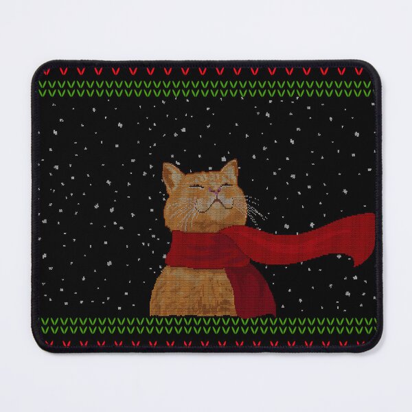 Item preview, Tabby loves Snow (Knitted-version) designed and sold by . VectorInk.