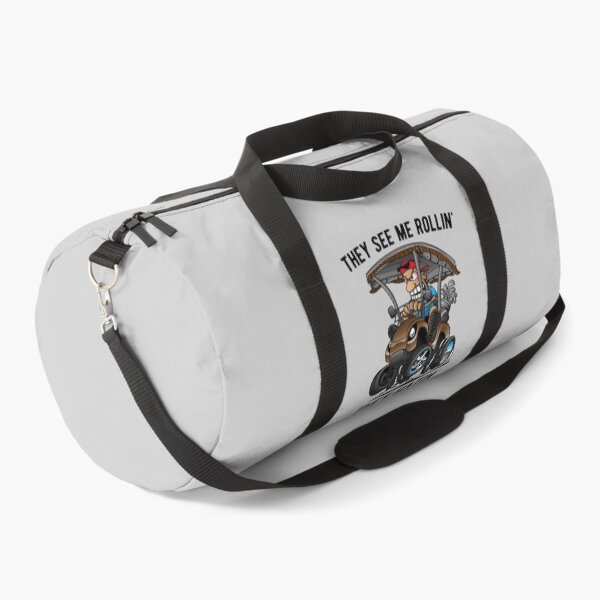 Item preview, They See Me Rollin' They Hatin' Funny Golf Cart Cartoon designed and sold by hobrath.
