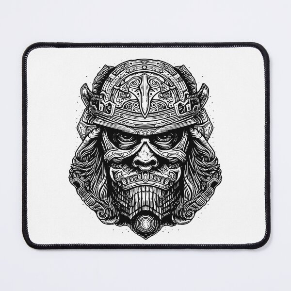 Item preview, Samurai japanese warrior face mask Ronin shogun japanese samurai warrior follows bushido code designed and sold by Dreamakerstudio.