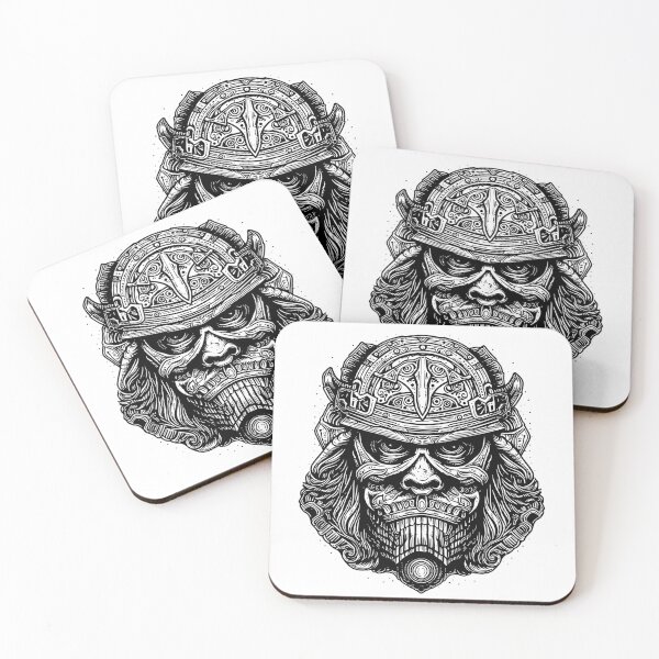 Item preview, Samurai japanese warrior face mask Ronin shogun japanese samurai warrior follows bushido code designed and sold by Dreamakerstudio.