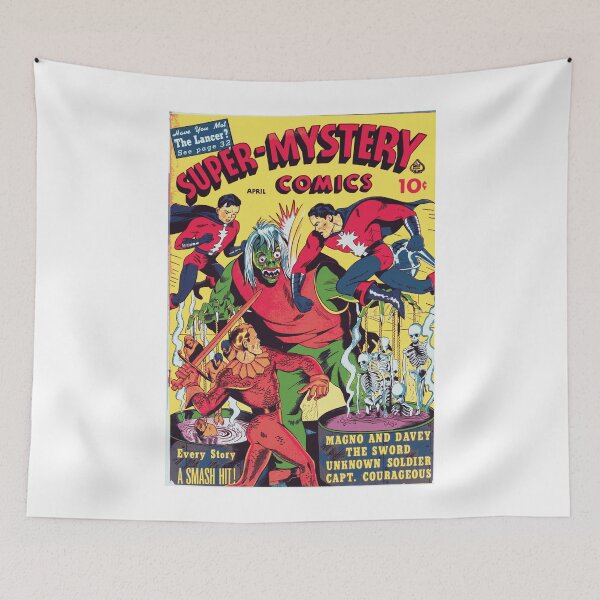 Item preview, Vintage Comic Book Cover - Superhero Genre designed and sold by Rhu Creations.