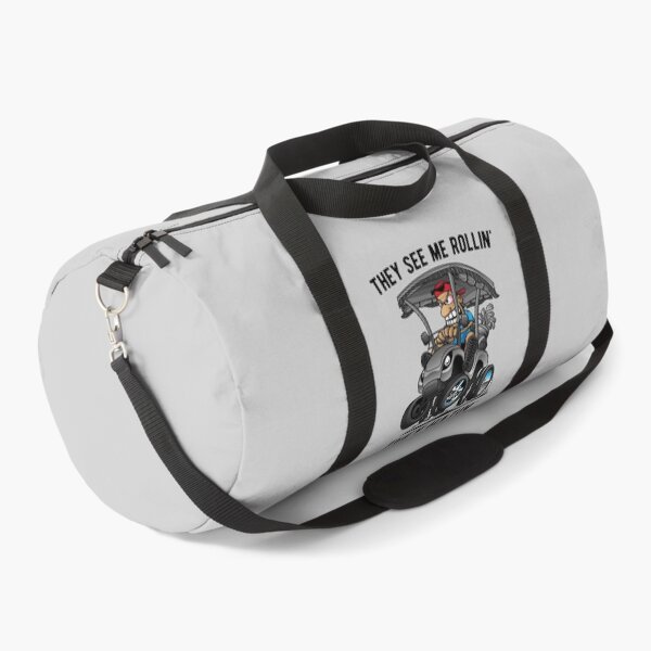 Item preview, They See Me Rollin' They Hatin' Funny Golf Cart Cartoon designed and sold by hobrath.