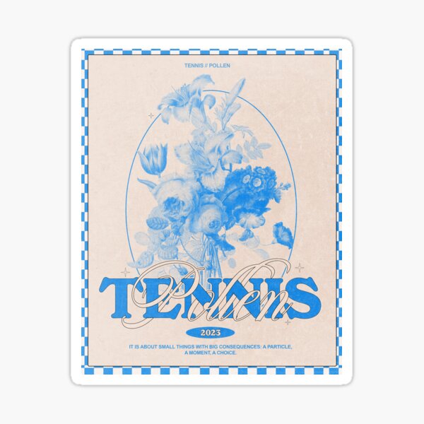 Item preview, Tennis Pollen Floral designed and sold by createcandor.