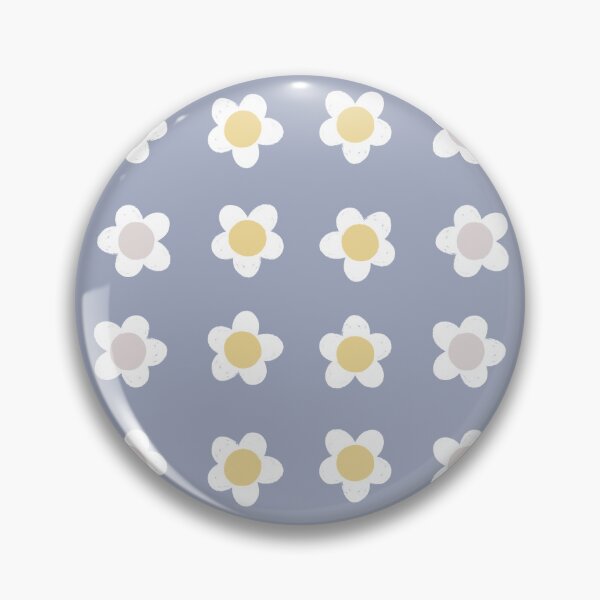 Item preview, Cute Flower Stripes Spring And Summer Floral Pattern Pigeon Blue designed and sold by scorpiolane.