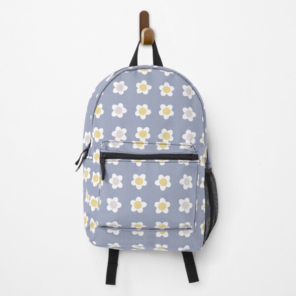 Item preview, Cute Flower Stripes Spring And Summer Floral Pattern Pigeon Blue designed and sold by scorpiolane.