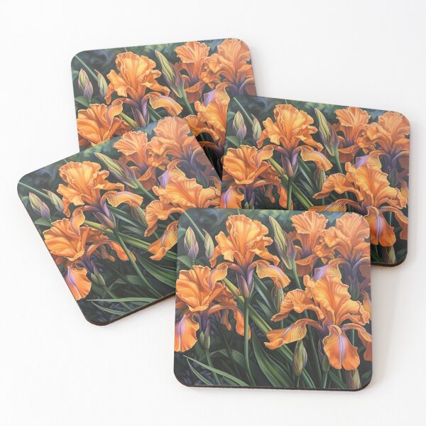 Item preview, Orange Irises designed and sold by Vanover Designs.