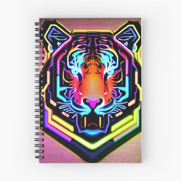 Item preview, Trippy Psychedelic Neon Tigers 13 designed and sold by Benito Del Ray.