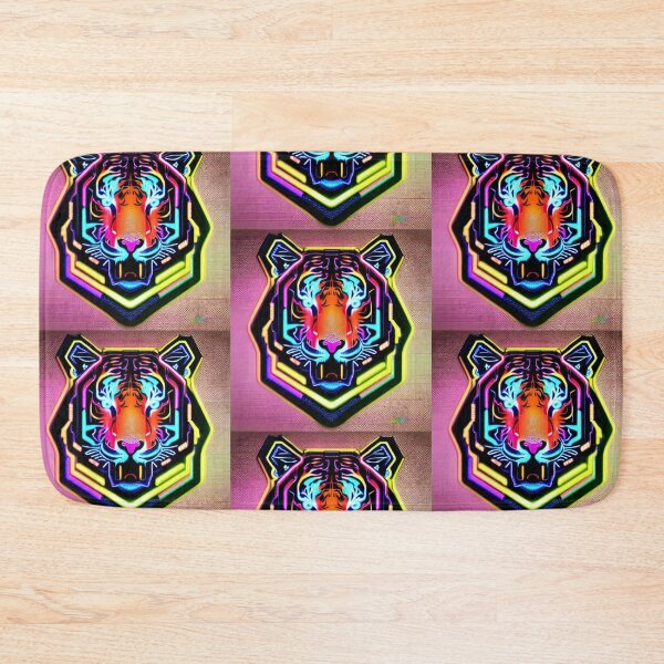 Item preview, Trippy Psychedelic Neon Tigers 13 designed and sold by Benito Del Ray.
