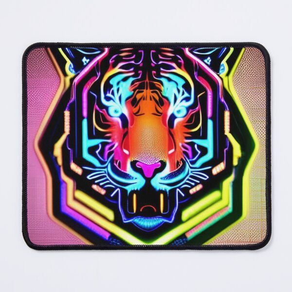 Item preview, Trippy Psychedelic Neon Tigers 13 designed and sold by Benito Del Ray.