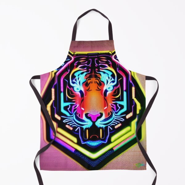 Item preview, Trippy Psychedelic Neon Tigers 13 designed and sold by Benito Del Ray.