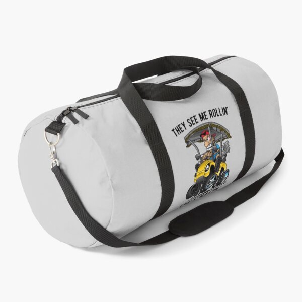 Item preview, They See Me Rollin' They Hatin' Funny Golf Cart Cartoon designed and sold by hobrath.