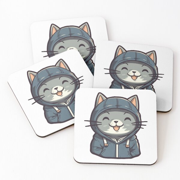 Item preview, Cute Cat Hoodie Stylized Anime Cartoon designed and sold by PrestigeTemp.
