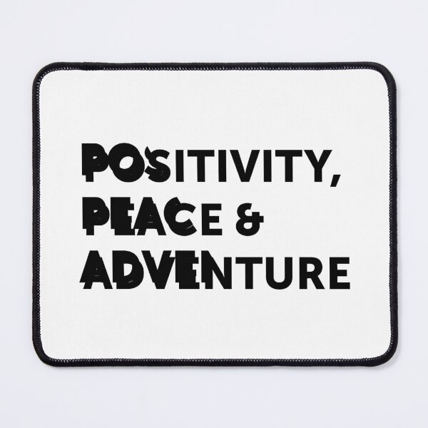 Item preview, Positivity, peace and adventure | quote designed and sold by My Stato.