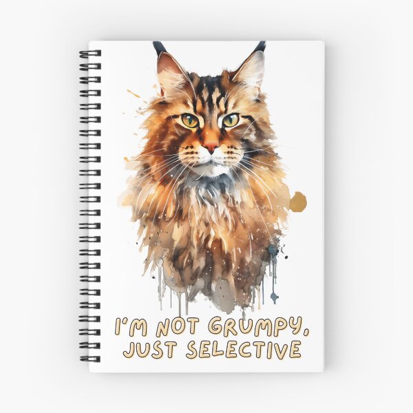 Item preview, Charismatic Maine Coon | Not Grumpy Just Selective designed and sold by Broskan.