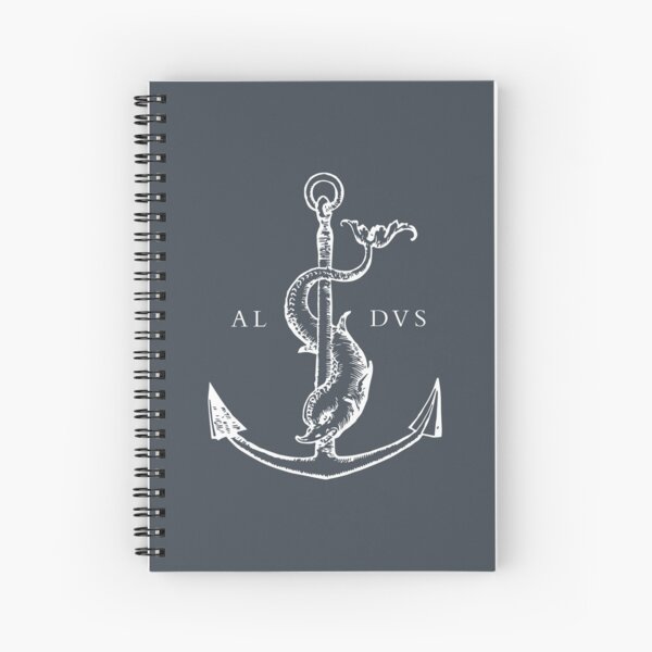 Item preview, Festina Lente - Aldus Manutius Printer's Mark - White designed and sold by SexyCodicology.