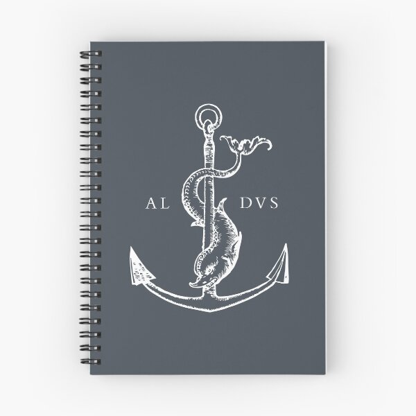 Item preview, Festina Lente - Aldus Manutius Printer's Mark - White designed and sold by SexyCodicology.