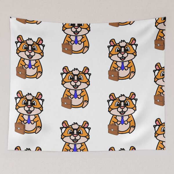 Item preview, Cute Furry Hamster is off to work designed and sold by Pet Station.