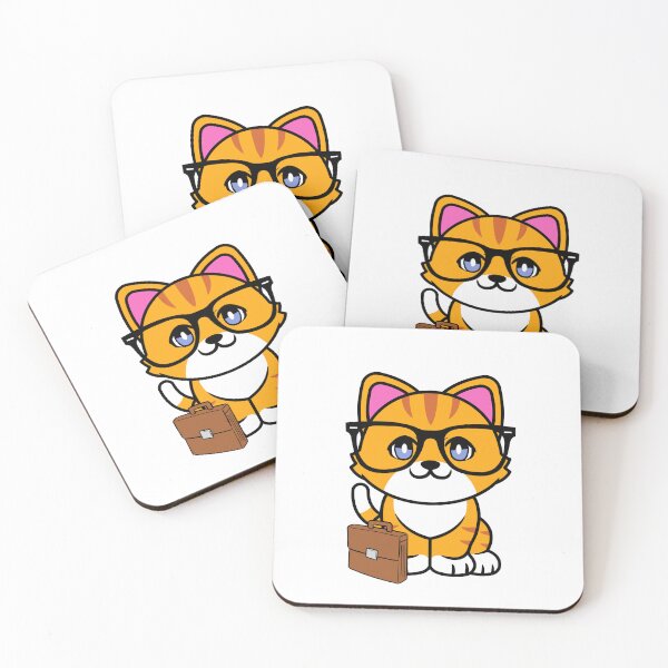 Item preview, Cute Orange Cat is off to work designed and sold by Pet Station.